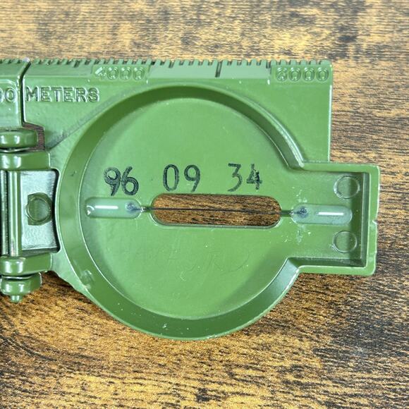 USGI Cammenga Model 3H Compass ODG + Pouch Military Issue - Picture 6 of 14